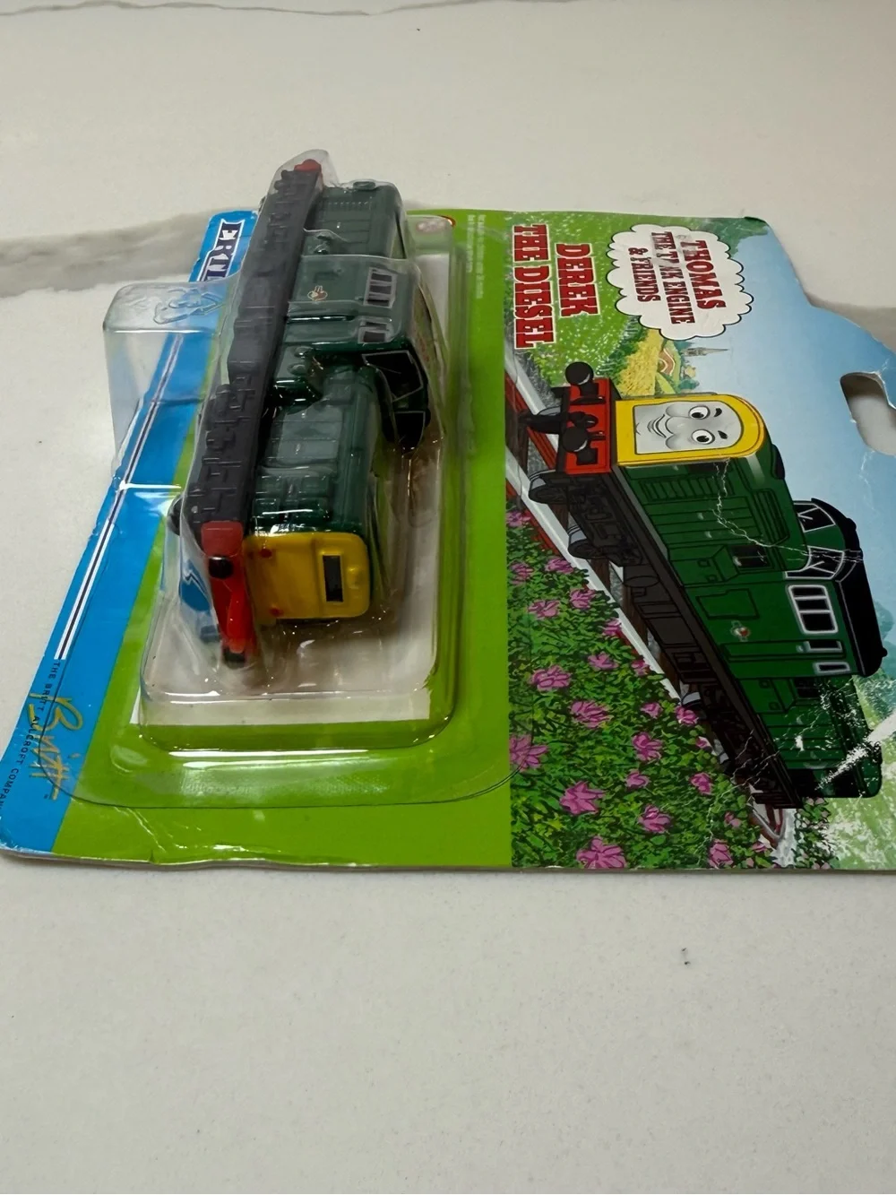 ERTL Thomas the Train Engine‎ & Friends DEREK 2000 Diecast Card 65 FLAW